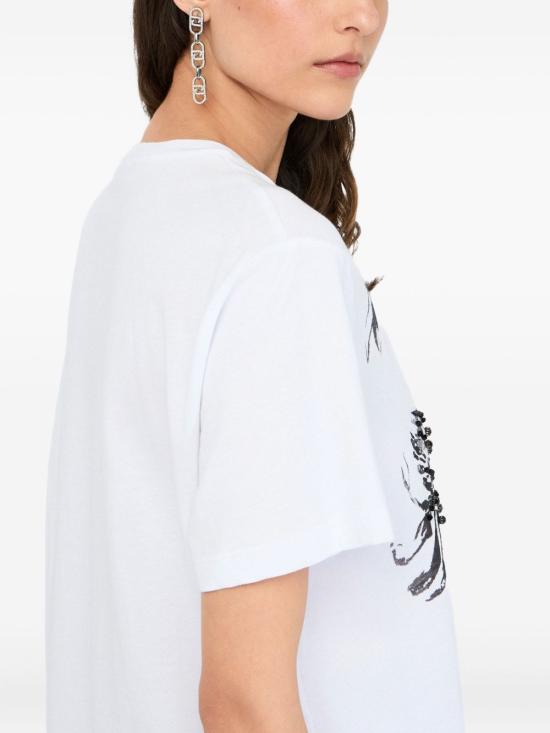 25FW 리우조 후드 티셔츠 CF5382 J6308W9992 - LIU JO