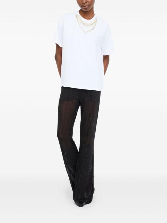 25FW 리우조 반팔 티셔츠 CF5063 J008811111 White - LIU JO