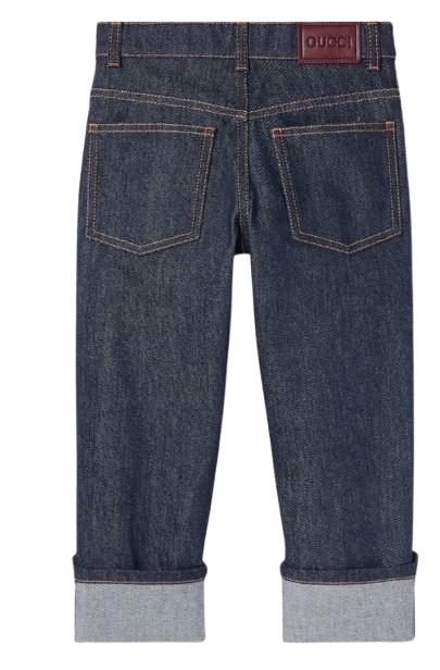 25FW [주니어] 구찌 팬츠 826644 XDDCE4759 Blue - GUCCI