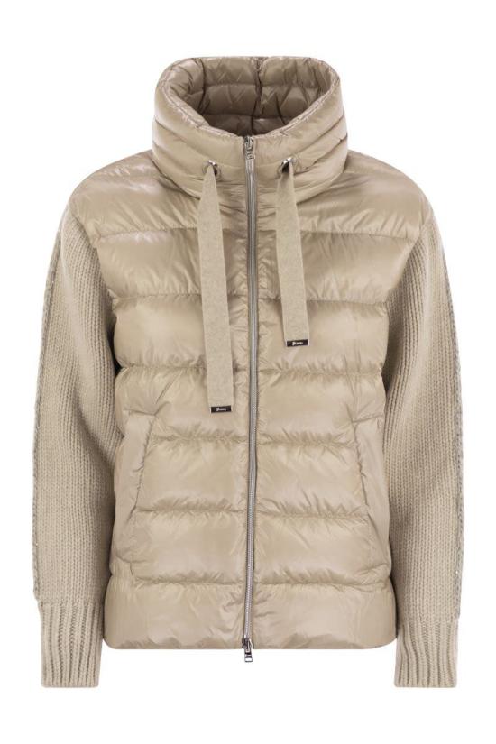 25FW 에르노 울트라라이트 나일론&니트 리조트 자켓  PI00138DR12017Z 1985 Beige