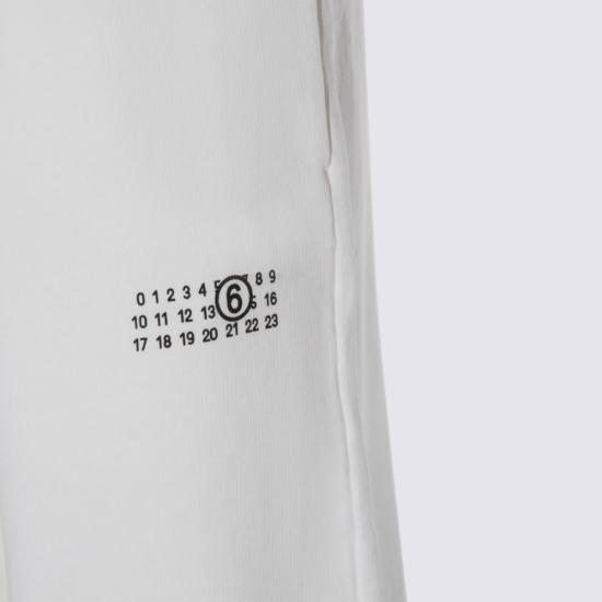 25FW MM6 메종마르지엘라 트레이닝/조거 팬츠 S52KA0546M25025101 WHITE - MM6 MAISON MARGIELA