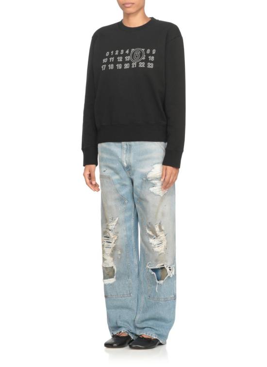 25FW MM6 메종마르지엘라 스웨터 S52GU0248M25025900 Black - MM6 MAISON MARGIELA