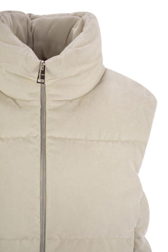 25FW 에르노 브라이트 코듀로이 리조트 베스트  PI00157DR12728 1985 Beige - HERNO