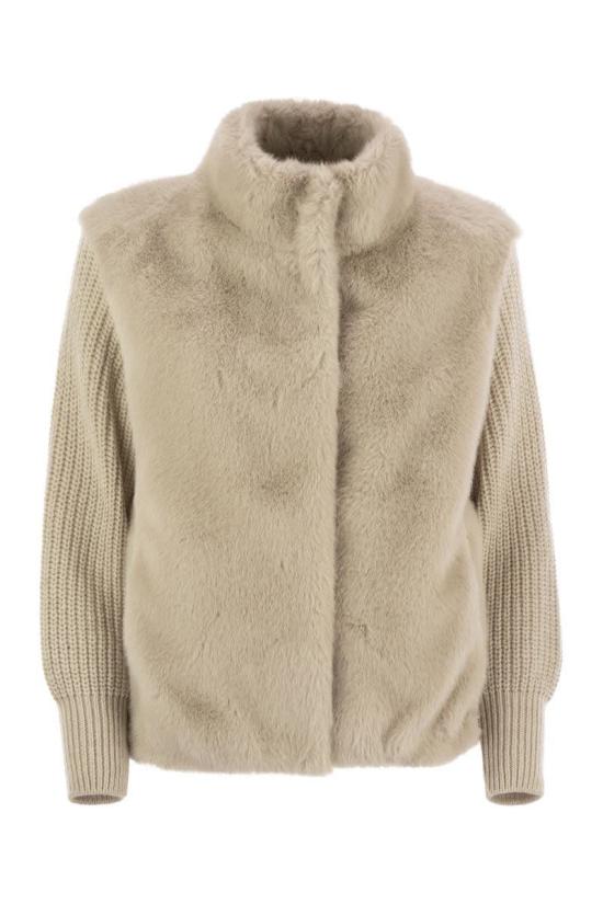 25FW 에르노 밍크 퍼 리조트 자켓  GC00072DR12624 1985 Beige
