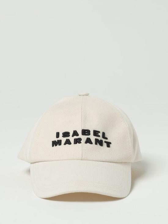 25FW 이자벨마랑 TYRON 타이론 로고 볼캡 CQ001XFBA2C08A ECBK Beige - ISABEL MARANT