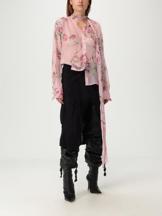 25FW 블루마린 미디 스커트 2G254A N0990 Black - BLUMARINE