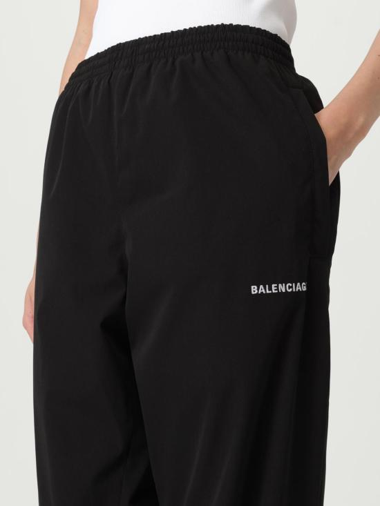 25FW 발렌시아가 트레이닝/조거 팬츠 838824TRO31 1000 Black - BALENCIAGA