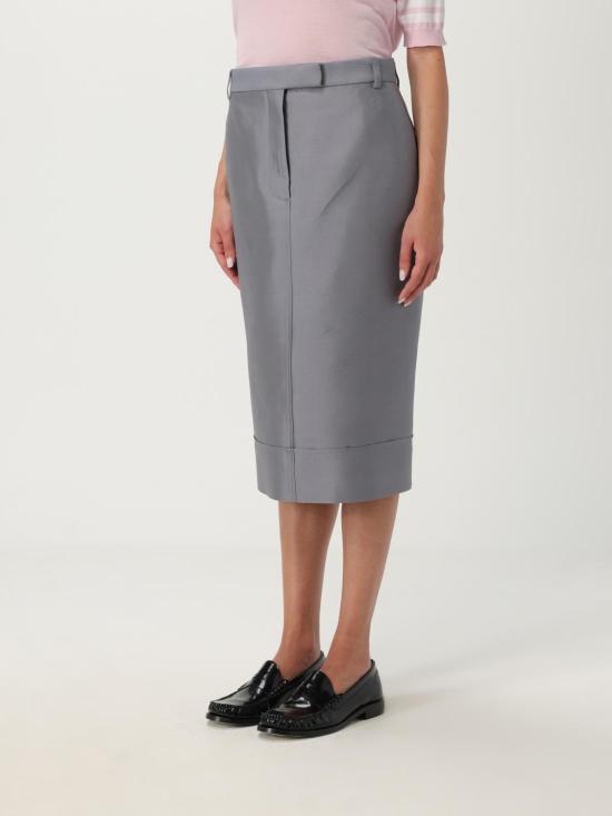 25FW 톰브라운 미디 스커트 FGCA35AF0989 035 Grey - THOM BROWNE