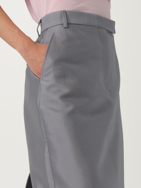 25FW 톰브라운 미디 스커트 FGCA35AF0989 035 Grey - THOM BROWNE