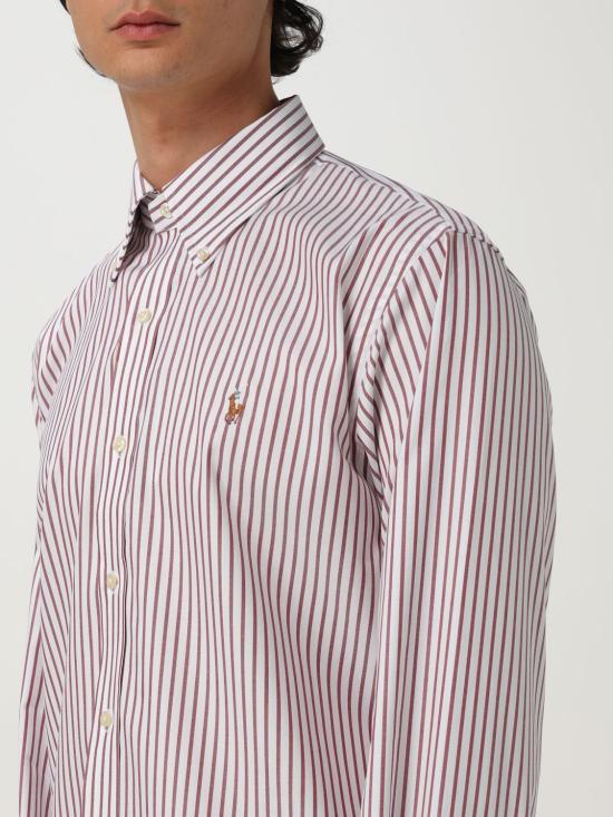 25FW 폴로 랄프로렌 긴팔 셔츠 712887891 003 Burgundy - POLO RALPH LAUREN