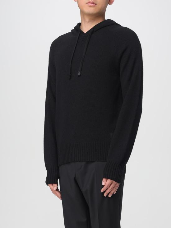 25FW 톰포드 후드 티셔츠 KOL003YMK069 LB999 Black - TOMFORD