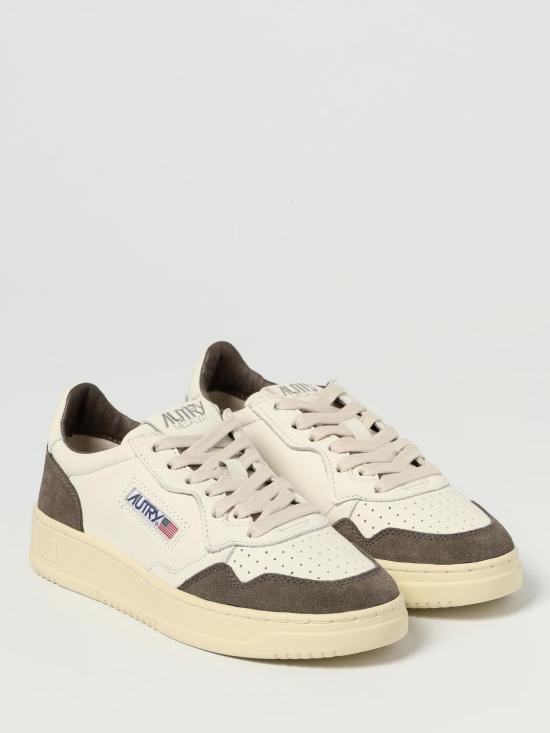 25FW 오트리 메달리스트 로우 스니커즈 AULW GS45 White - AUTRY