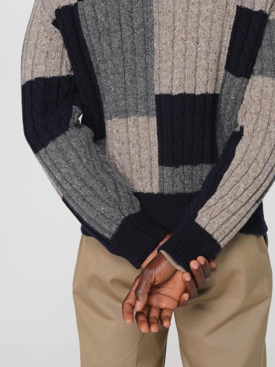 25FW 톰브라운 스웨터 MKC605AY1032 978 Navy - THOM BROWNE