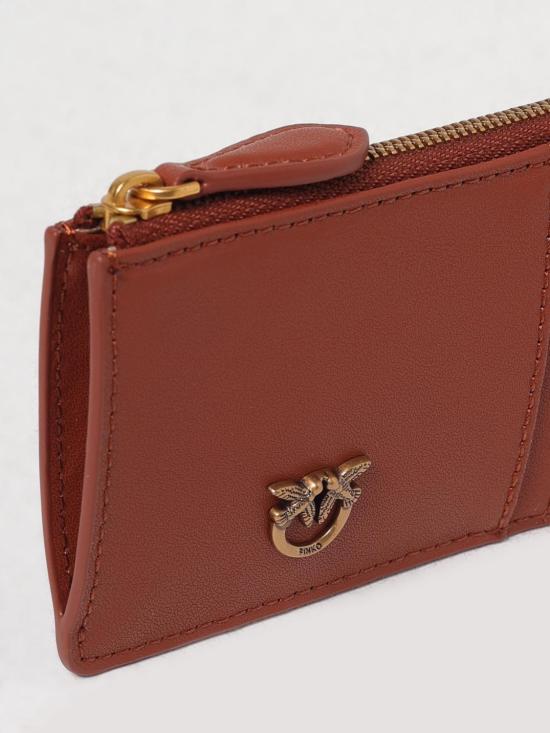 25FW 핑코 카드지갑 100251A0F1 L84Q Brown - PINKO