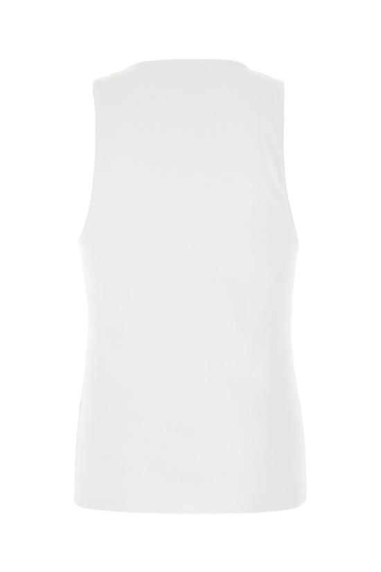 25FW JW앤더슨 민소매 티셔츠 JO0248PG1717 001 WHITE - JW ANDERSON