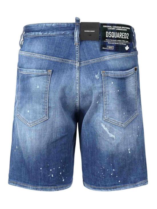  디스퀘어드2 데님 숏팬츠 S74MU0881S30872470 Blue - DSQUARED2