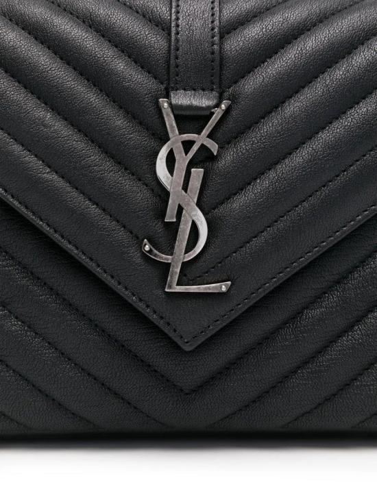 26FW 생로랑 마틀라세 미디움 체인백 600279BRM04 1000 NOIR - SAINT LAURENT