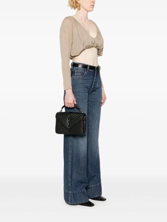 26FW 생로랑 마틀라세 미디움 체인백 600279BRM04 1000 NOIR - SAINT LAURENT