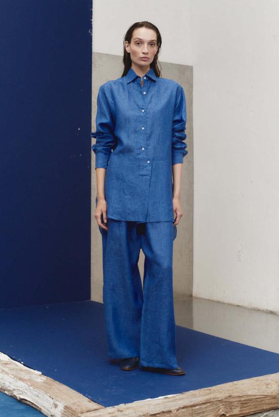  다두라 셔츠 다츄라 라피스 린넨 폴 - DATURA