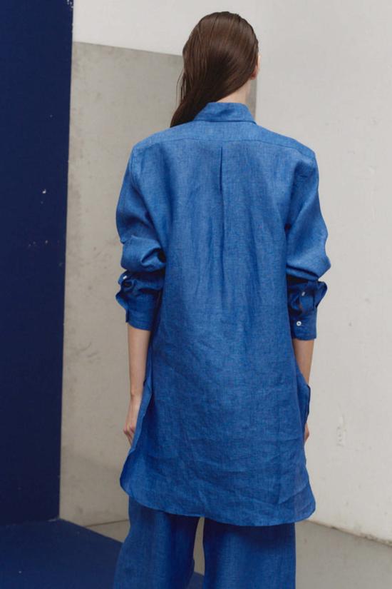  다두라 셔츠 다츄라 라피스 린넨 폴 - DATURA