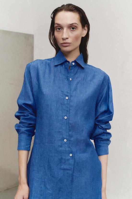  다두라 셔츠 다츄라 라피스 린넨 폴 - DATURA