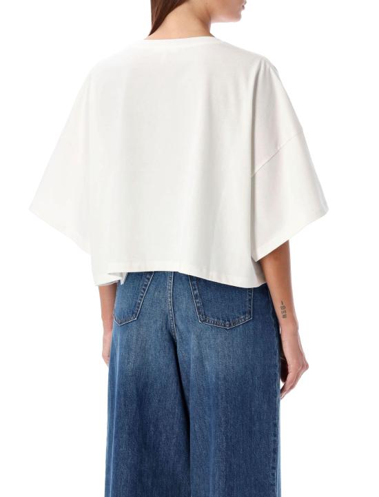 25FW 끌로에 반팔 티셔츠 CH24AJH09183 101 WHITE - CHLOE