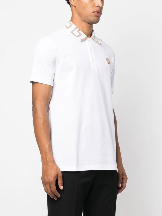  베르사체 폴로 티셔츠 A874021A061991W000 White - VERSACE