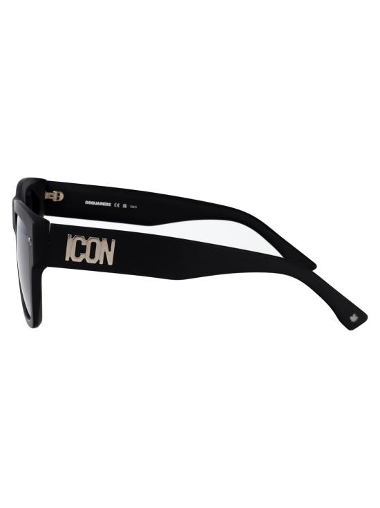 26SS 디스퀘어드2 선글라스 ICON 0004 S P5I black - DSQUARED2