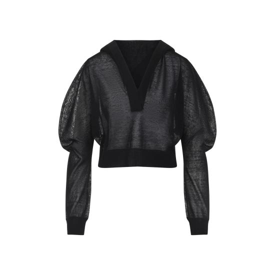 25FW 알라이아 블라우스 AA9H1268K090B 995 NOIR ALAIA - ALAIA