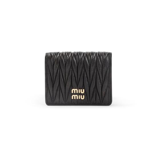 25FW 미우미우 지갑 5MV204 AF6Q F0201 CAFFE - MIU MIU