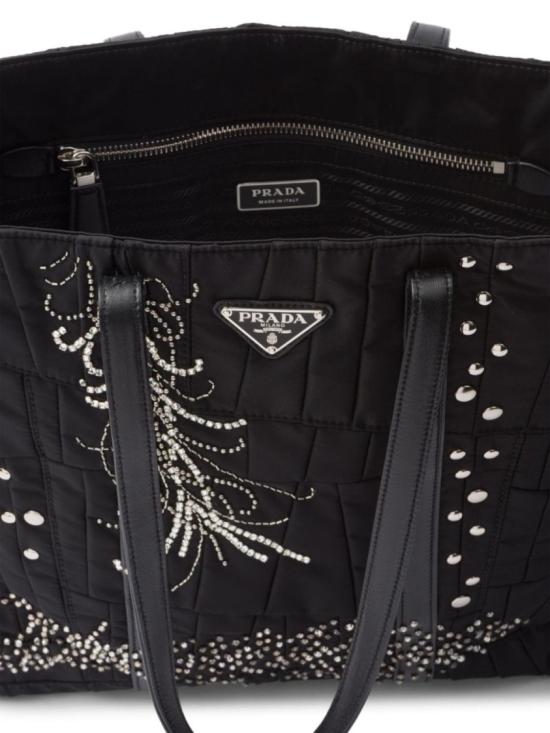  프라다 토트백 1BG4592CZMF0002 Black - PRADA