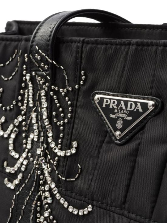  프라다 토트백 1BG4592CZMF0002 Black - PRADA