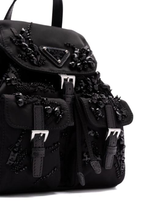  프라다 백팩 1BH0292C4YF0002 Black - PRADA