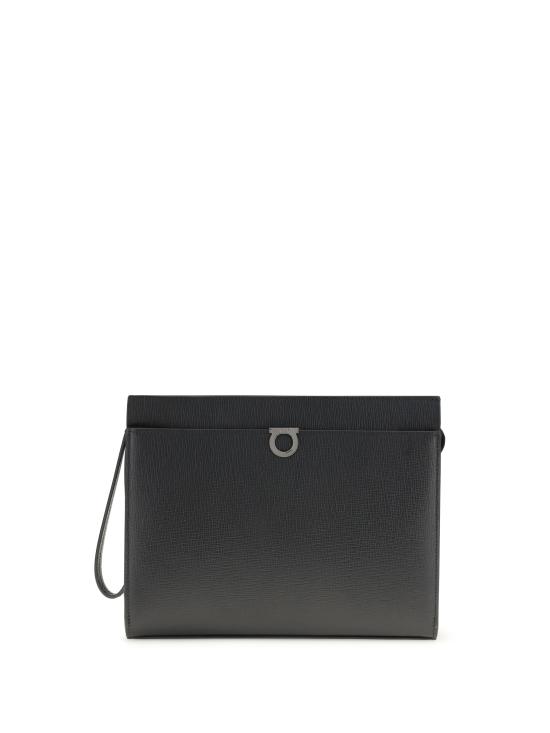 26FW 살바토레 페라가모 뷰티 케이스 786399 001 BLACK - SALVATORE FERRAGAMO