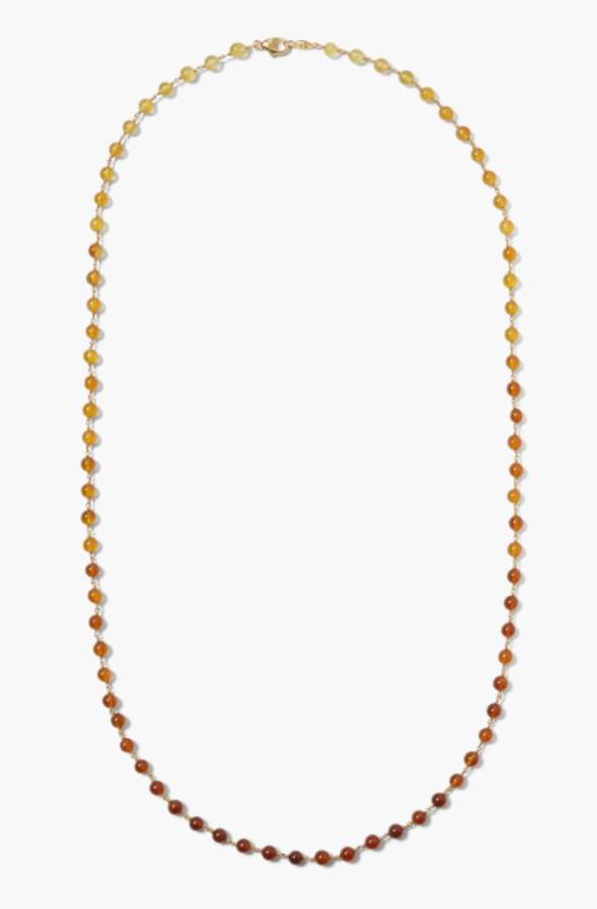  찬 루 목걸이/팬던트 천연 카넬리안 목걸이 - CHAN LUU