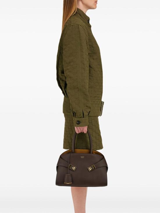 25FW 살바토레 페라가모 토트백 215608 777524031 Brown - SALVATORE FERRAGAMO