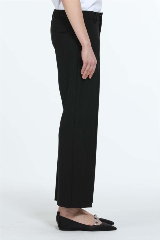  누메로벤투노 스트레이트 팬츠 No21 네로 핀스트라이프 팬츠 네로/비앙코 - N°21