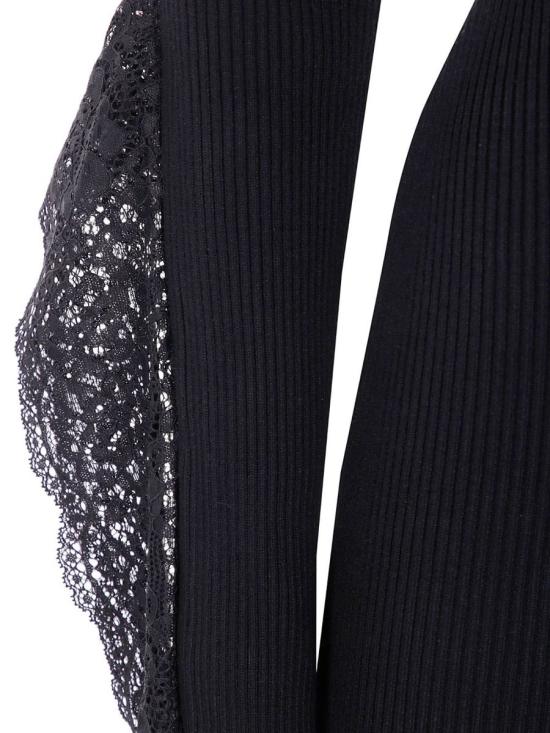 25FW 블루마린 미디 원피스 A522A706A N0990 Black - BLUMARINE