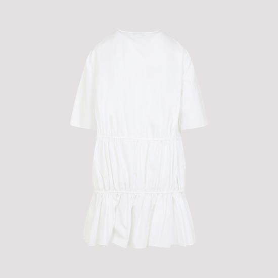 25FW 알라이아 숏 원피스 AA9R2659T611B 000 WHITE - ALAIA