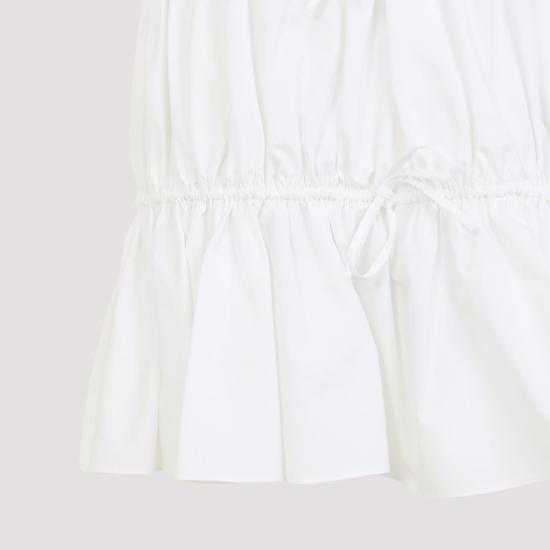 25FW 알라이아 숏 원피스 AA9R2659T611B 000 WHITE - ALAIA