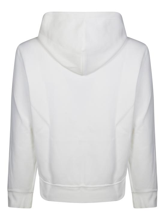 25FW 폴로 랄프로렌 더블 니트 후드 집업  710881517083 WHITE C9760 BIANCO - POLO RALPH LAUREN