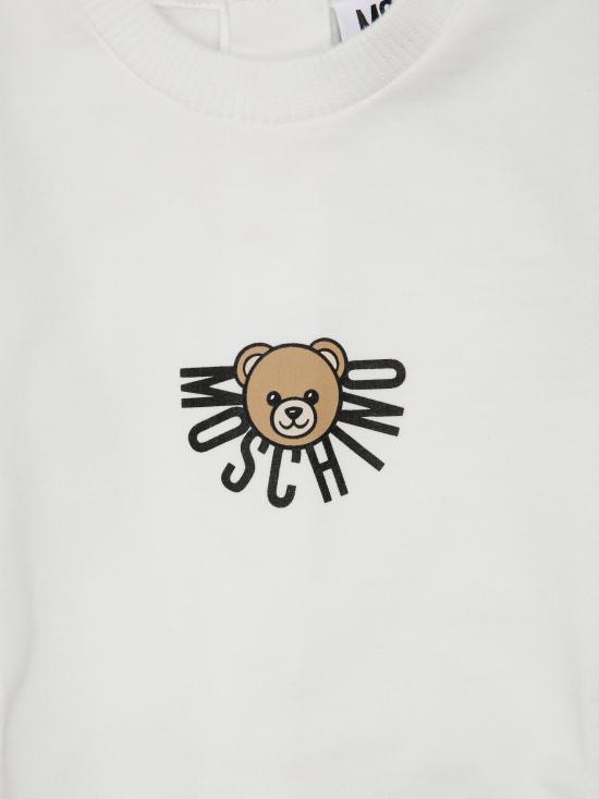 25FW [키즈] 모스키노 트레이닝웨어/오버롤/세트 MNY05L LCA40 10063 CLOUD GRIGIO - MOSCHINO