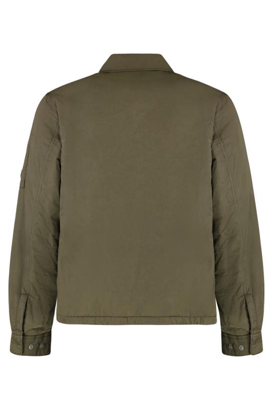 25FW 씨피 컴퍼니 크롬-R 렌즈 버튼 오버셔츠  19CMOS088A005904G 683 GREEN - C.P. COMPANY