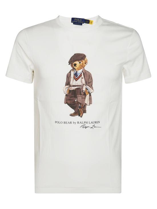 25FW 폴로 랄프로렌 반팔 티셔츠 710P00085001 FA25 DECKWASH WHITE HRTG BIANCO