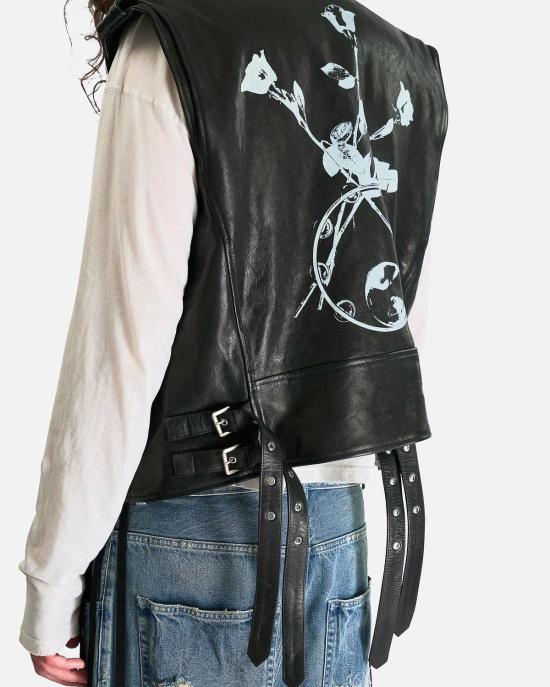  앤 드뮐미스터 베스트 Ann Demeulemeester Faltin 민소매 퍼펙토 재킷 - ANN DEMEULEMEESTER