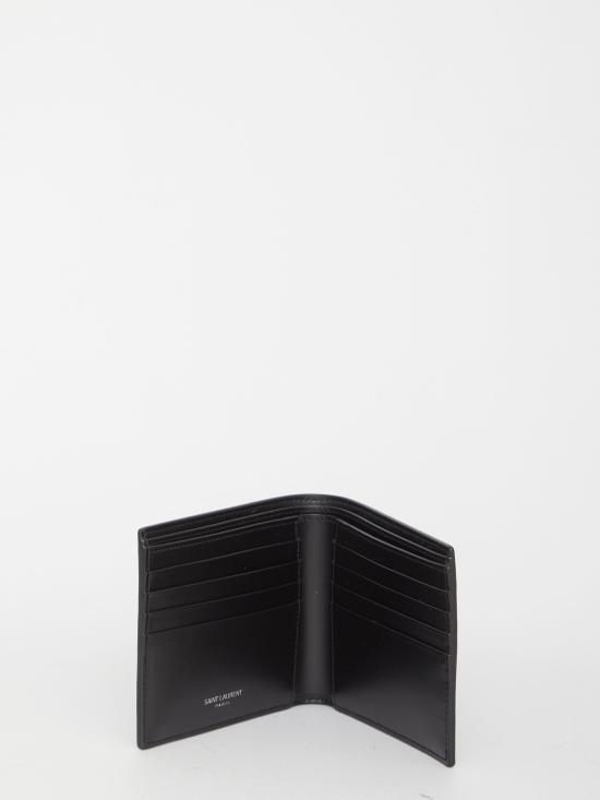 25FW 생로랑 타이니 모노그램 반지갑 607727 BLACK - SAINT LAURENT