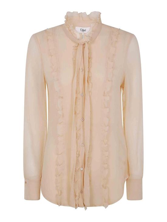  끌로에 블라우스 CH25SHT07124291 Nude Neutrals