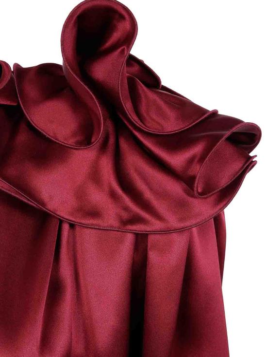  마그다뷰트림 블라우스 141425BORDEAUX Red - MAGDA BUTRYM