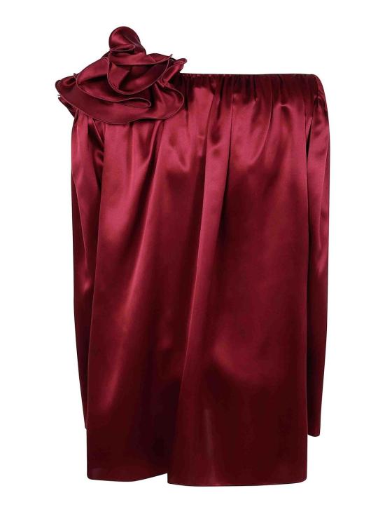  마그다뷰트림 블라우스 141425BORDEAUX Red - MAGDA BUTRYM