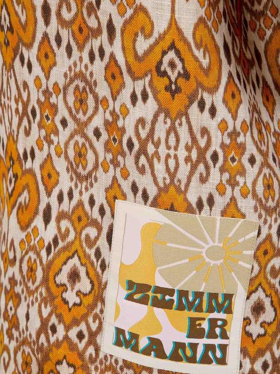 26SS 짐머만 블라우스 1316TRS251ORAIKA Orange - ZIMMERMANN